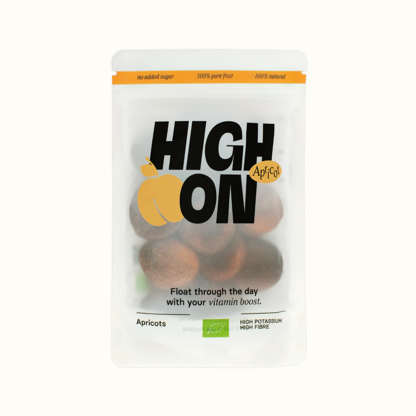 HIGH ON Bio Aprikosen – ungeschwefelt, sonnengetrocknet, 150g