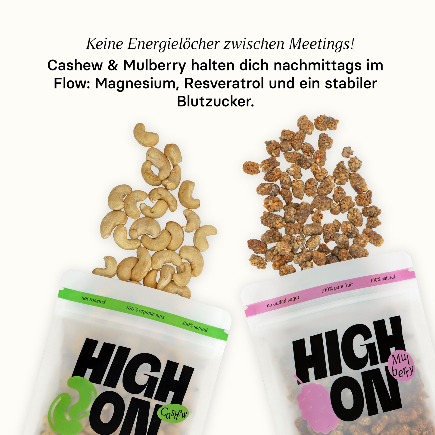 HIGH ON Daily Float Bundle – Bio Trockenfrüchte & Nüsse für deinen ganzen Tag