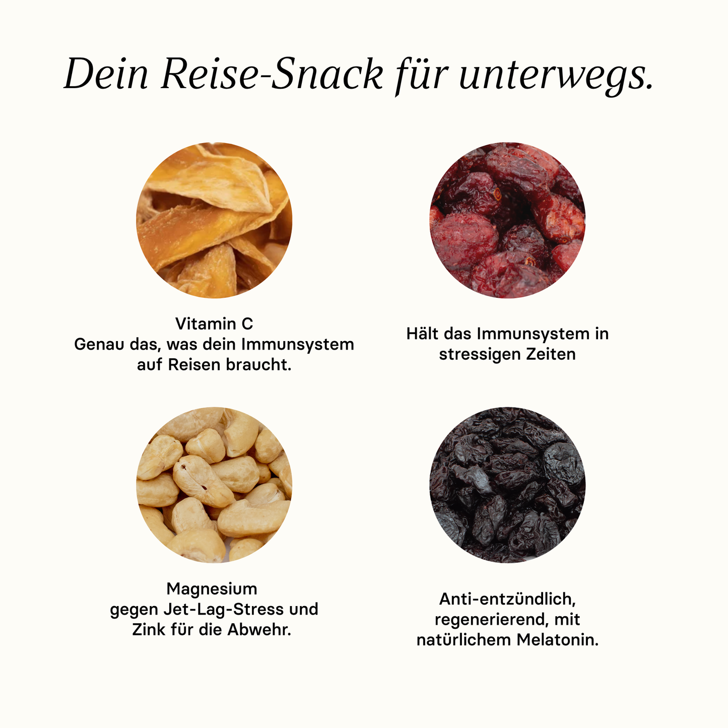 HIGH ON Pocket Vitamin Boost – Bio Reise-Snack für unterwegs