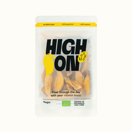 HIGH ON Bio Mango getrocknet – Soft-dried, ohne Zucker, 90g