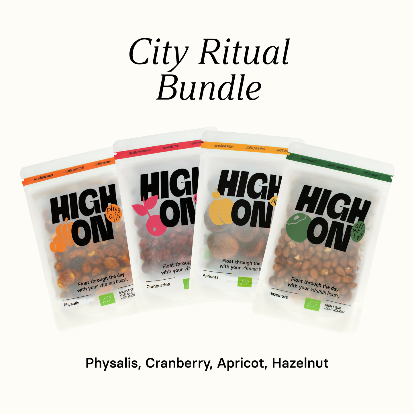 HIGH ON City Ritual Bundle – Premium Bio Trockenfrüchte als Geschenk