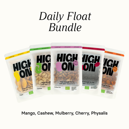 HIGH ON Daily Float Bundle – Bio Trockenfrüchte & Nüsse für deinen ganzen Tag